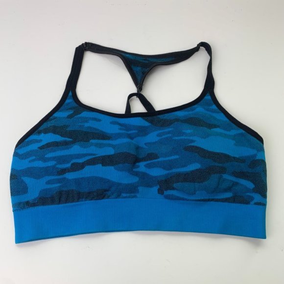 C9 Champion Blue Camo Seamless Sports Bra - Picture 3 of 7